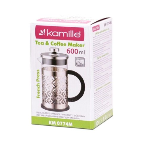 Kamille Coffee / Tea plunger KM-0774M, 0,6L