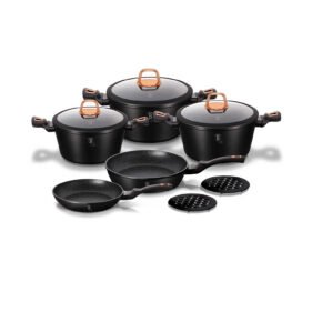 Berlinger Haus Cookware set Black Rose BH-1645N, 10-piece