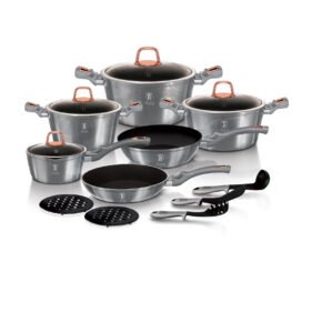 Berlinger Haus Cookware set Moonlight BH-6022, 15-piece