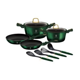Berlinger Haus Cookware set Emerald BH-7039, 10-piece