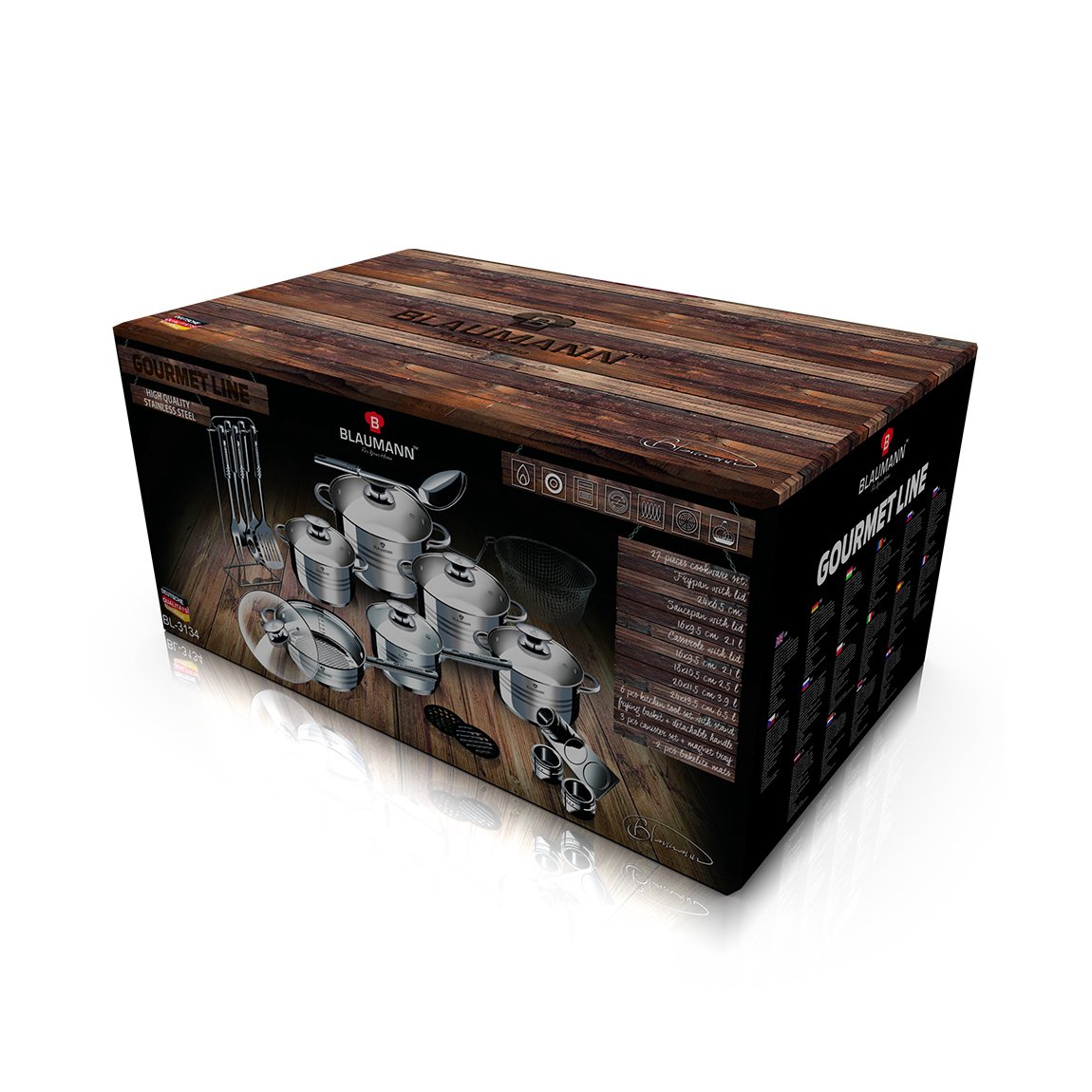 Blaumann Cookware and tools set BL-3134