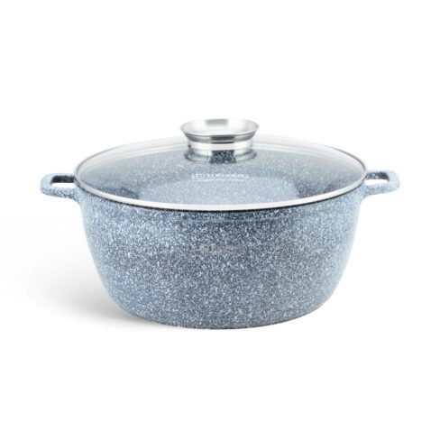 Edenberg Marble pot with glass lid EB-8005, 4,5L