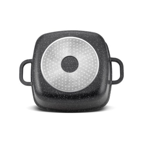 Edenberg Square pot with glass lid EB-8111, 2,8L