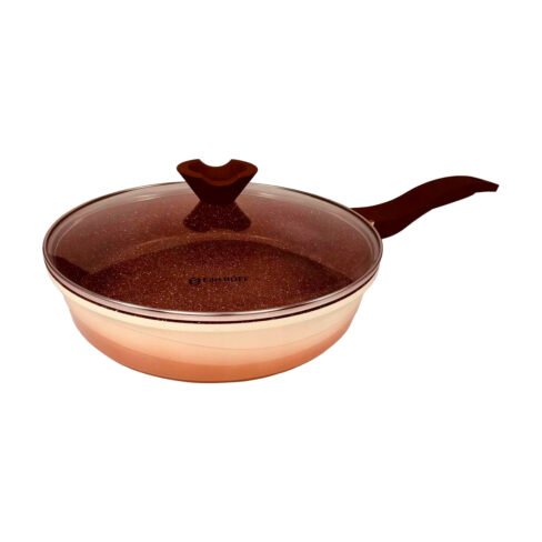 Edel Hoff Swiss frying pan with glass lid EH-7616, 28 cm