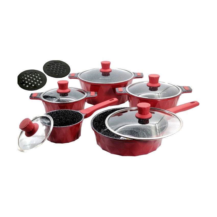Edel Hoff Swiss Cookware set EH-7970, 11-piece