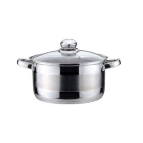 Edel Hoff Swiss Pot with glass lid EH-9304, 2,5L