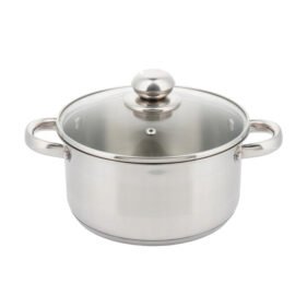 Edel Hoff Swiss Pot with glass lid EH-9306, 4,6L
