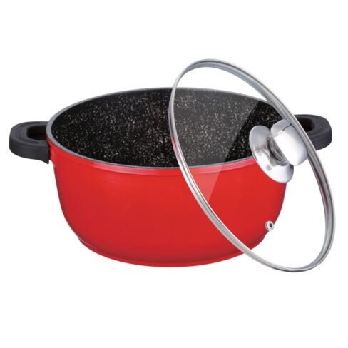 PETERHOF Pot with glass lid PH-15813-24, 4,4L