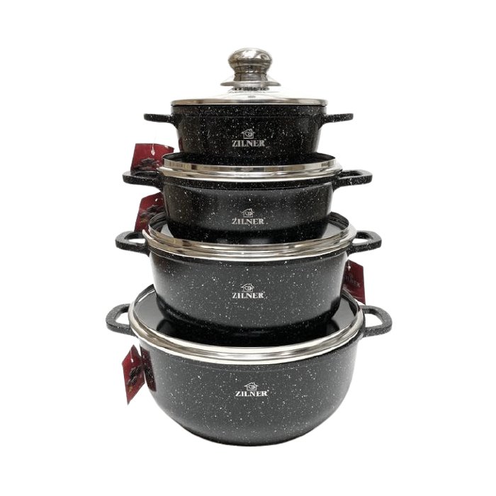 ZILNER Cookware set Stoneware ZL-7018, 8-piece