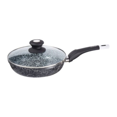 ZILNER Frying pan with glass lid ZL-7120, 18 cm