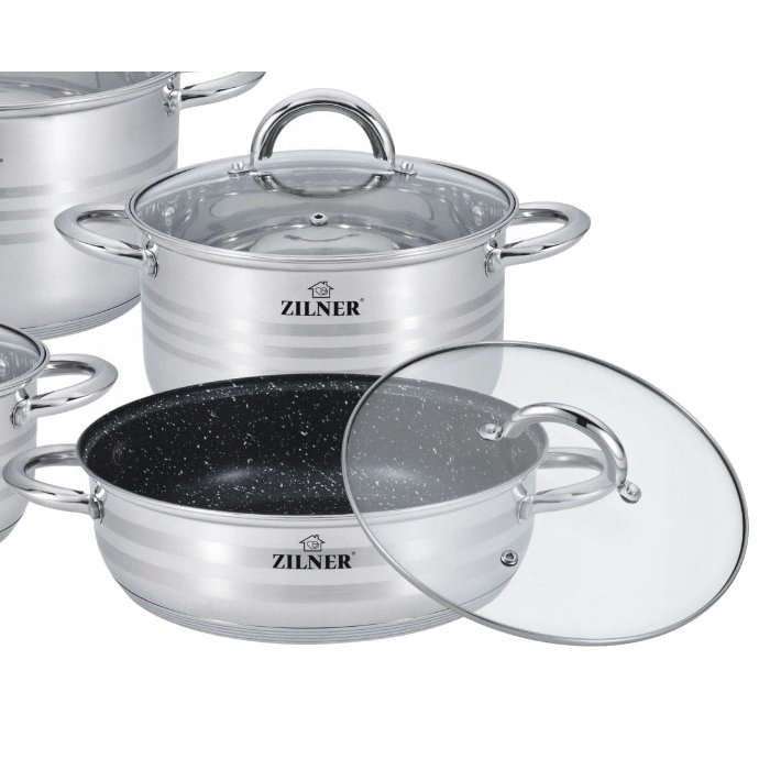 ZILNER Cookware set ZL-8102, 12-piece
