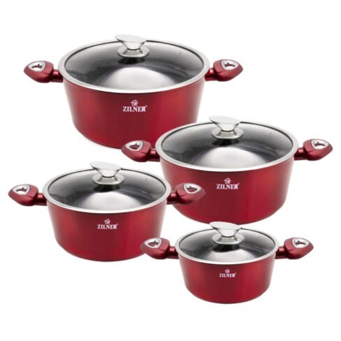 ZILNER Cookware set Cherry ZL-8551, 8-piece